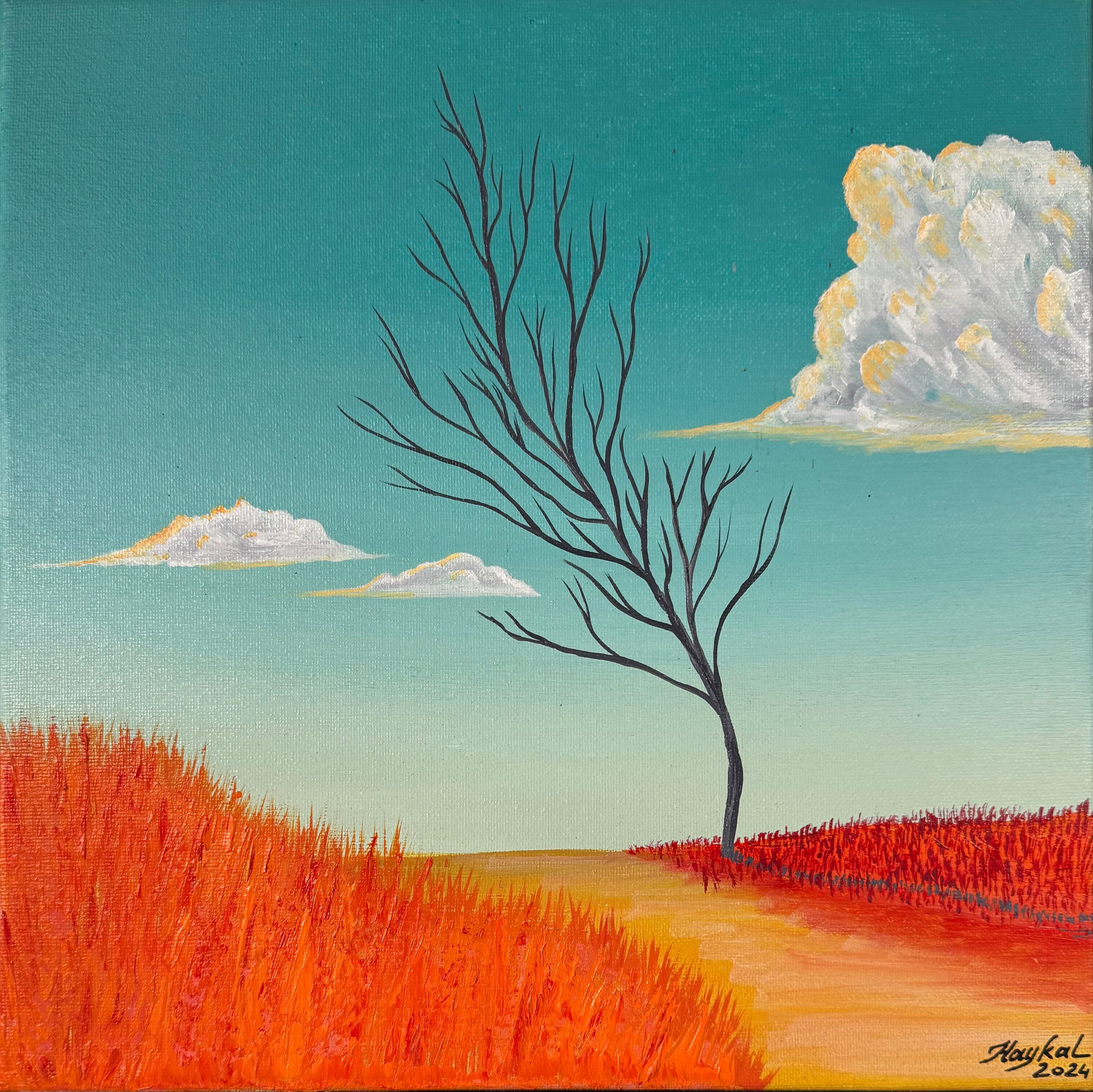 Illusory Boundaries — acrylic on canvas by Haykal Khalil