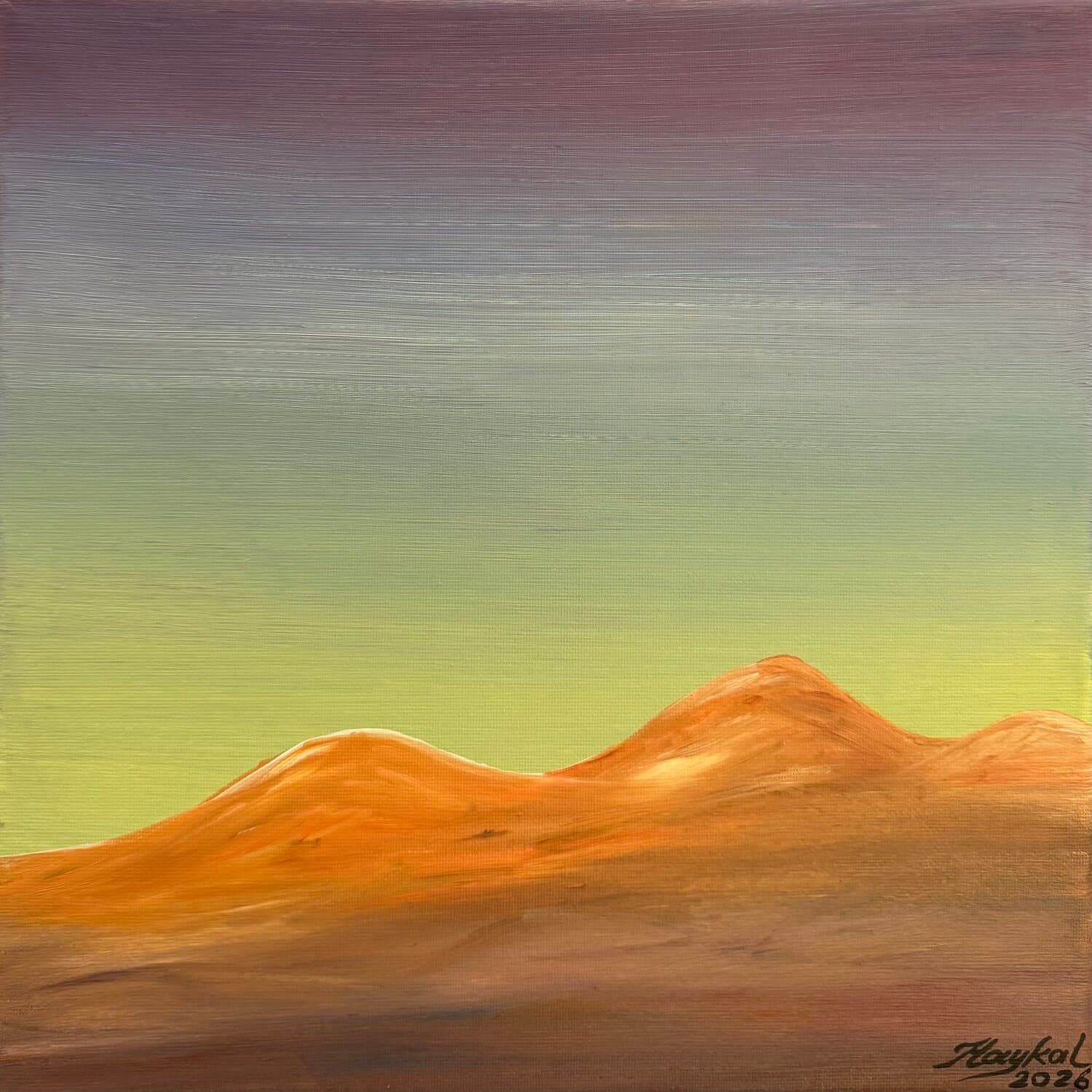 The Graceful Lover — acrylic on canvas by Haykal Khalil
