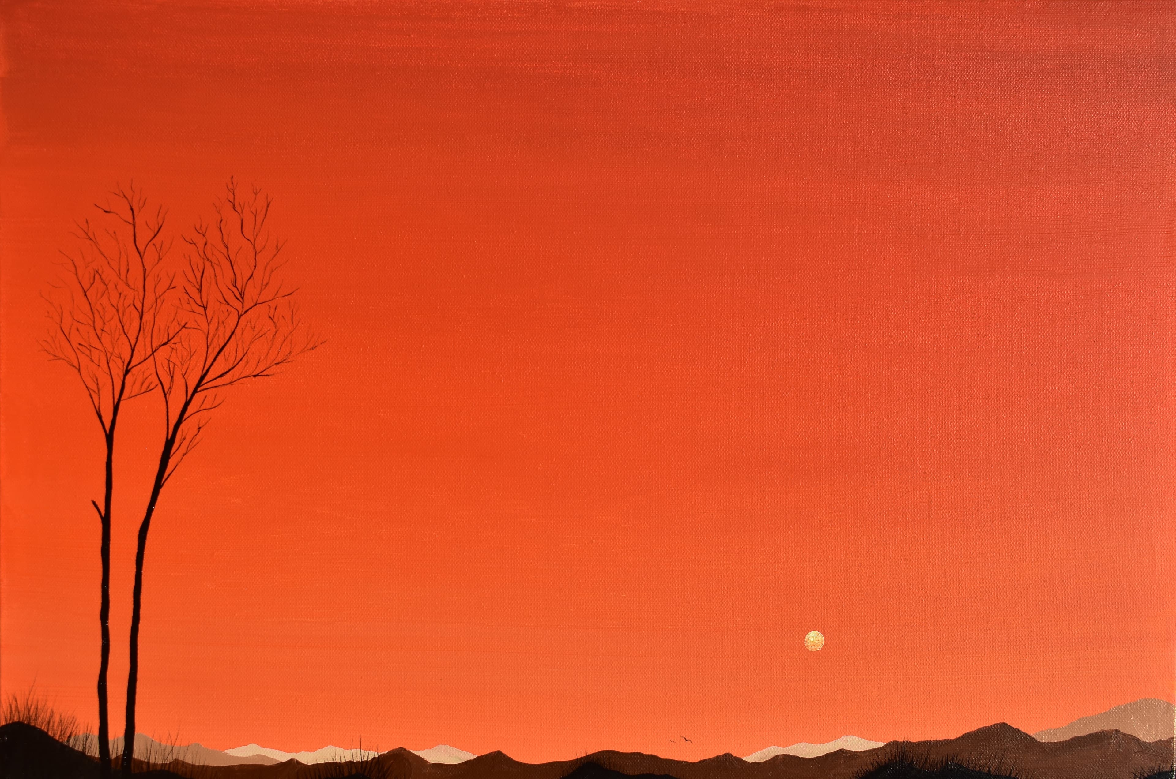 Untitled — acrylic on canvas by Haykal Khalil