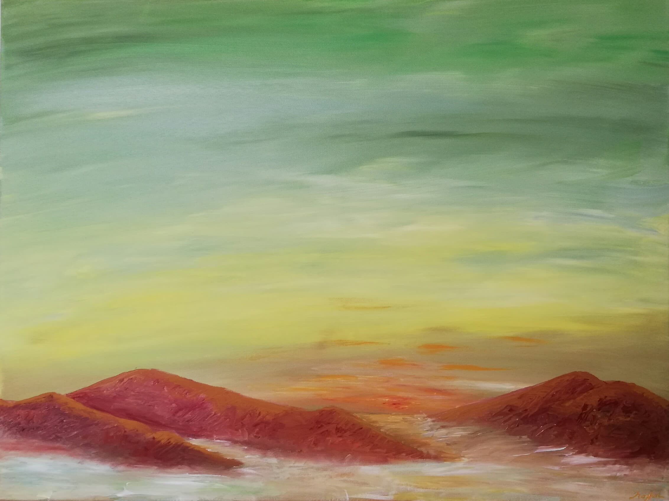 Untitled — acrylic on canvas by Haykal Khalil